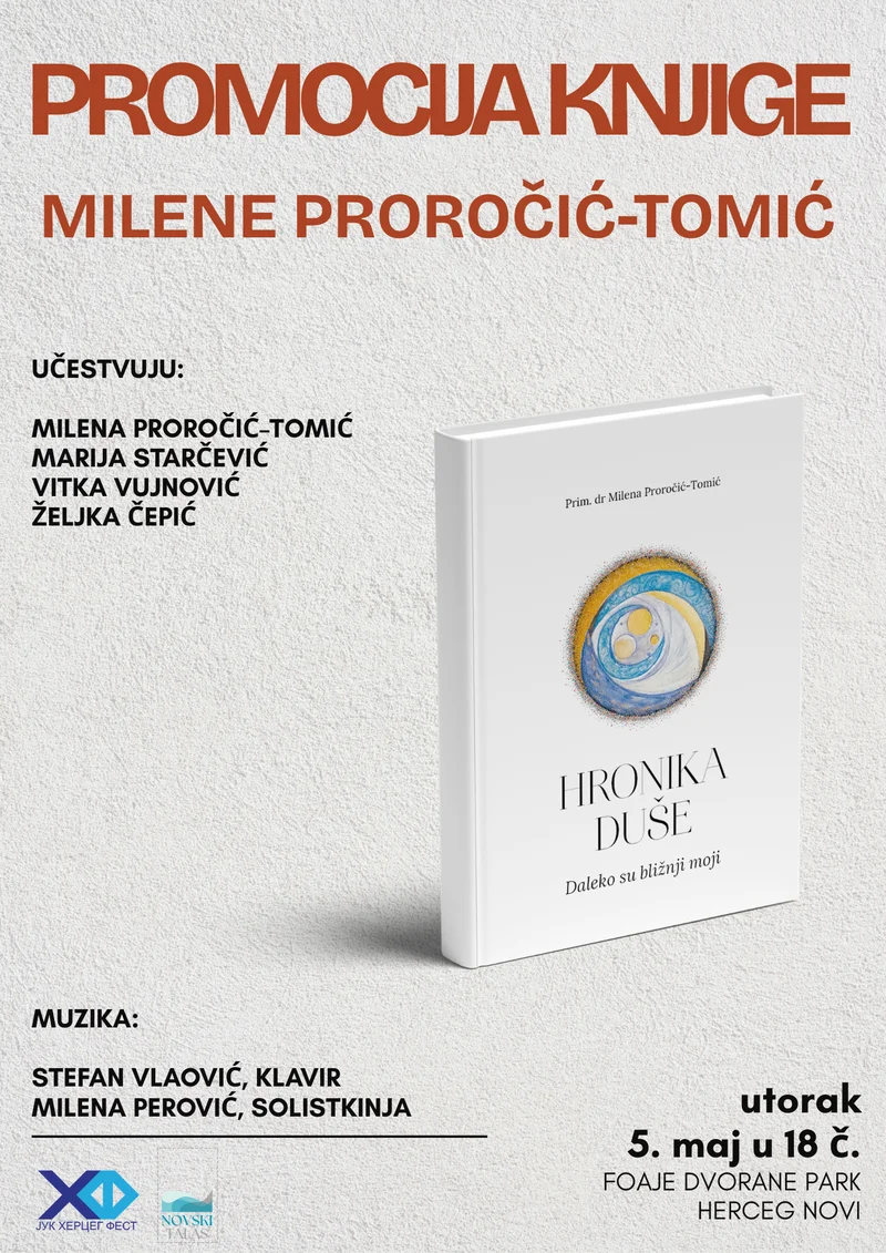 Book Promotion "Chronicle of the Soul" by Dr. Milena Proročić Tomić