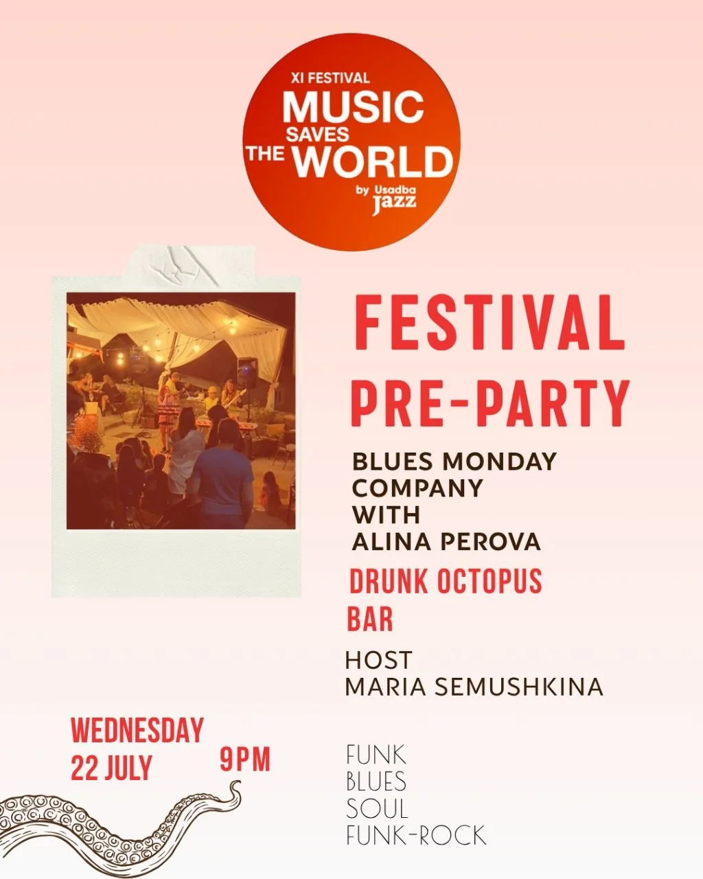 Pre-party festivala Music Saves the World