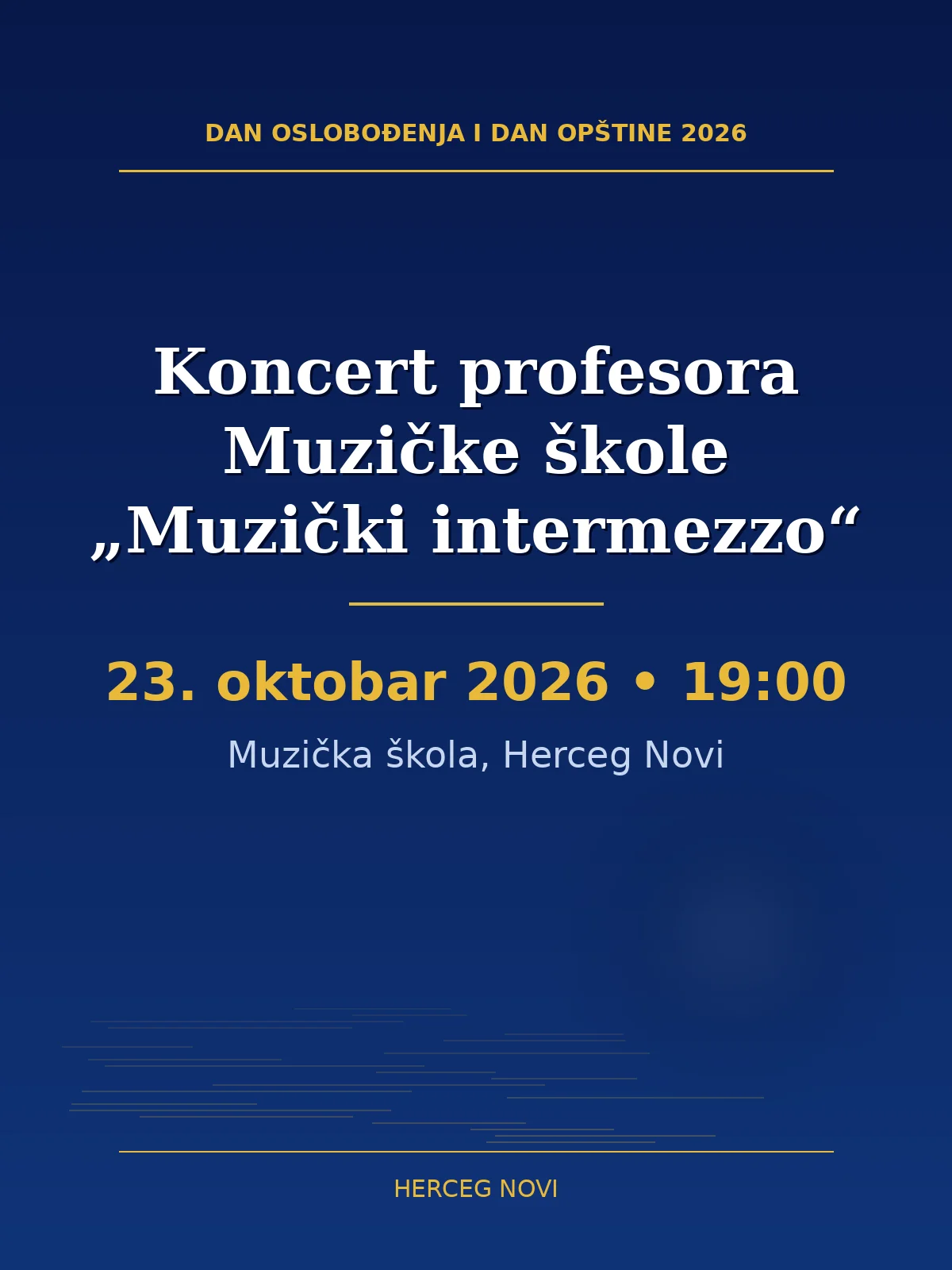 Music School teachers’ concert “Muzički intermezzo”