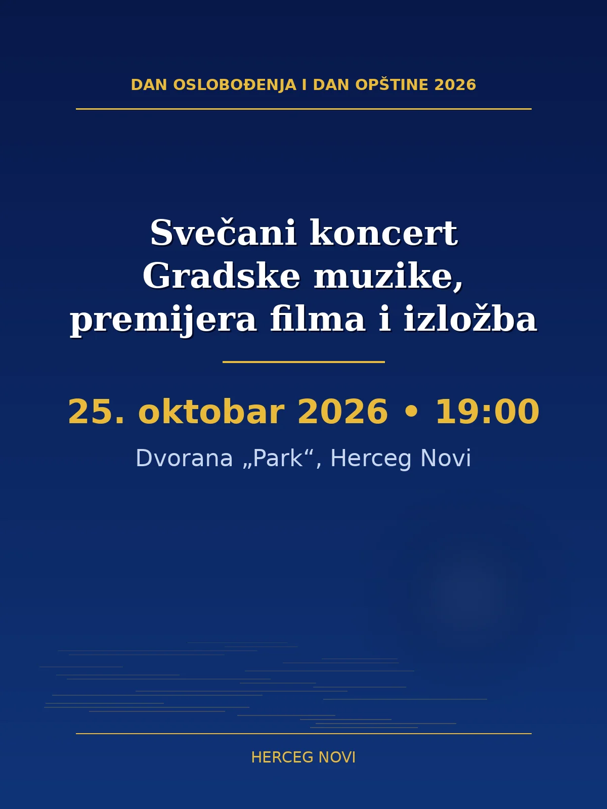 Gala concert of Gradska muzika, film premiere and exhibition