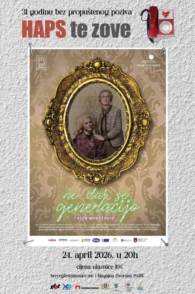 31. HAPS: Komedija "Ne daj se generacijo"